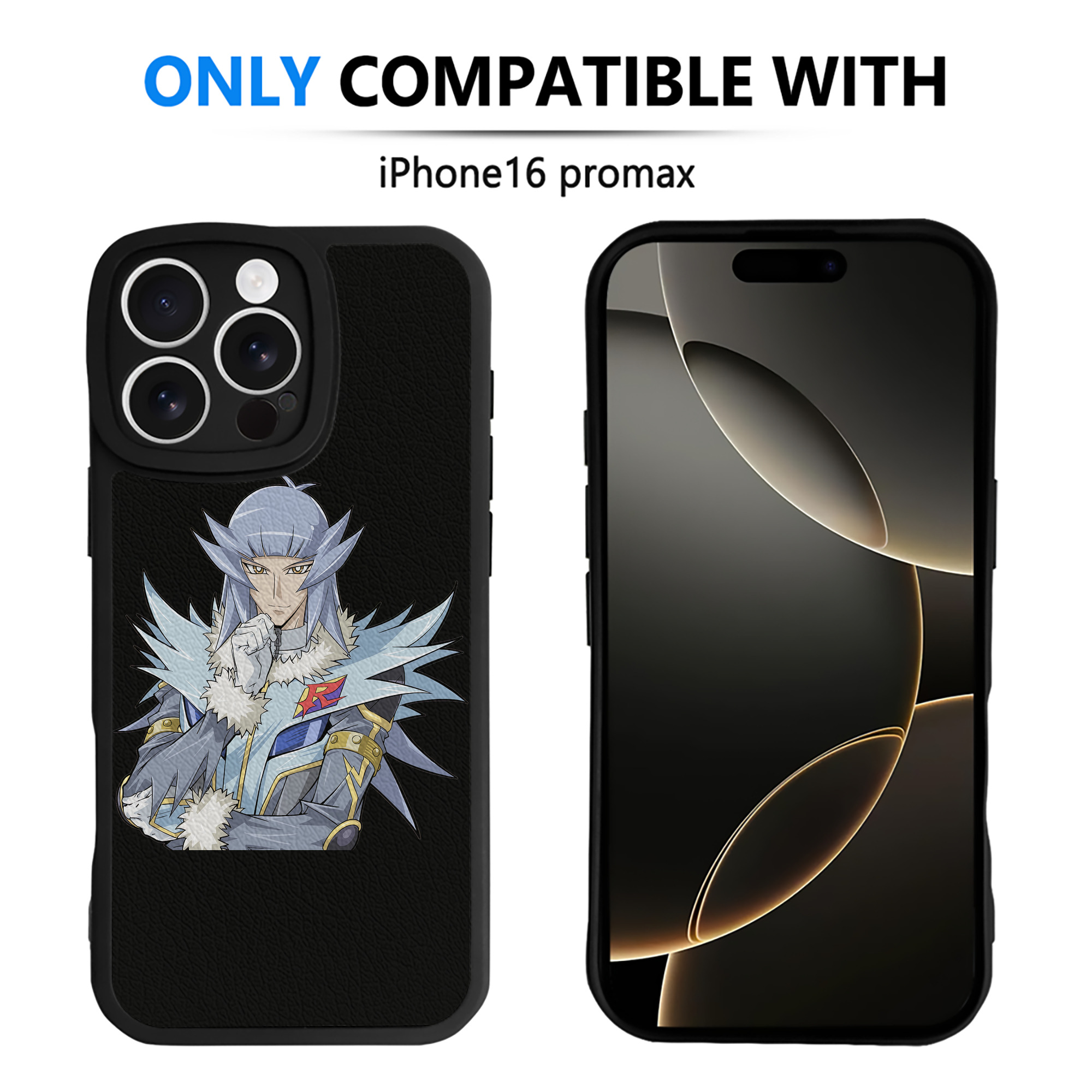 （画像用） 遊☆戯☆王 Yu-Gi-Oh! 【iPhone 16シリーズ対応】シリコンスマホケース（レザー調） 材質：シリコン